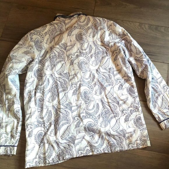 Nordstrom Blue Paisley Pajama Set - Picture 3 of 5